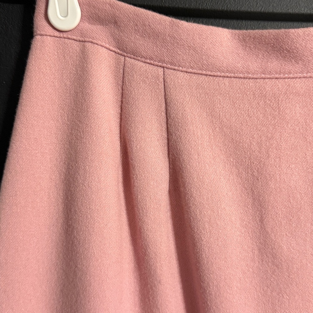 isaac hazan Vintage 100% Wool Office Midi Skirt Winter Waist: 14” - Picture 2 of 9